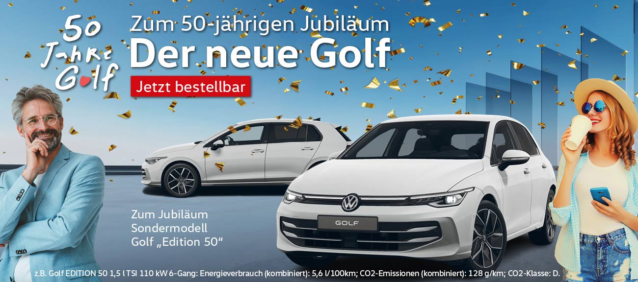 VW 50 Jahre Golf